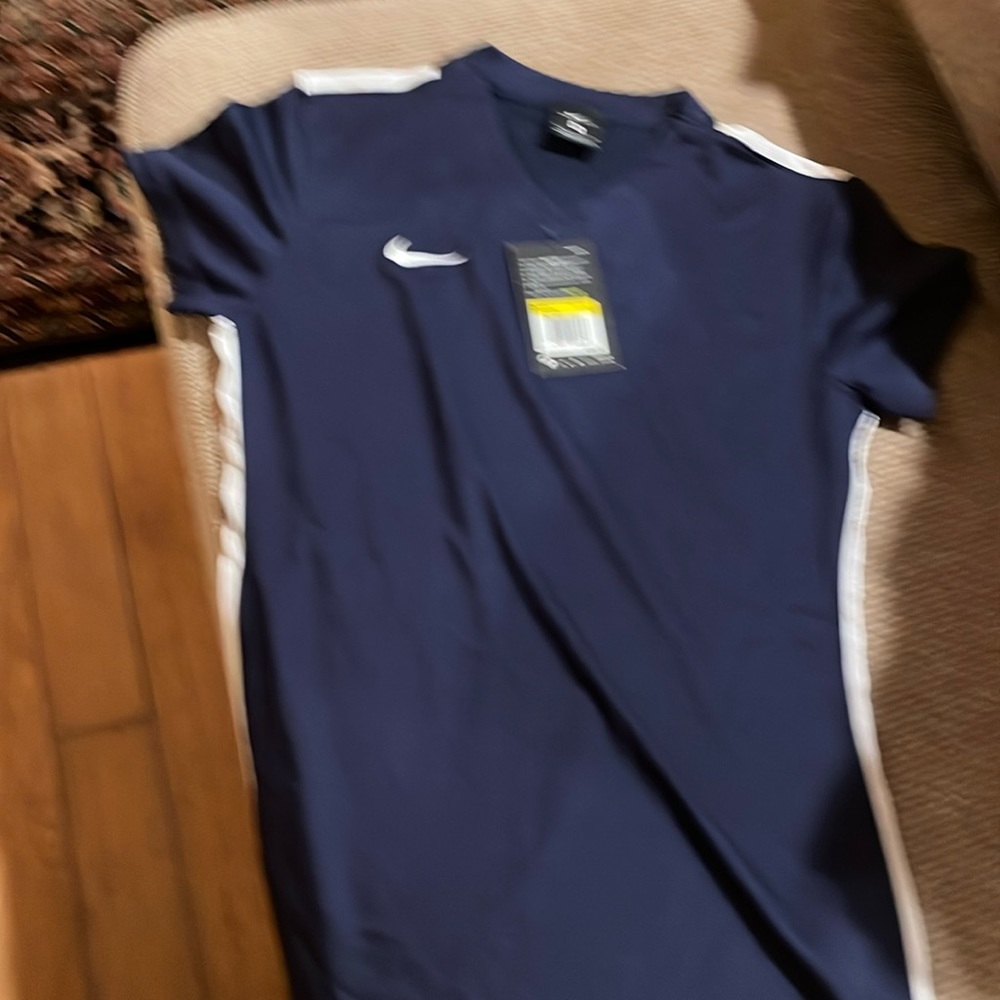 Nike dry fit Athletic shirt navy blue- NEW